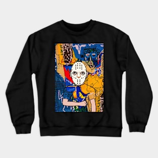 Ethereum - Pixelated Male NFT: Dive into the Digital World with Dark Eyes on TeePublic Crewneck Sweatshirt